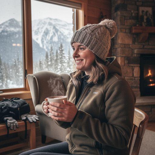 Снаряжение для горнолыжного спорта, выставленное на продажу в магазине.